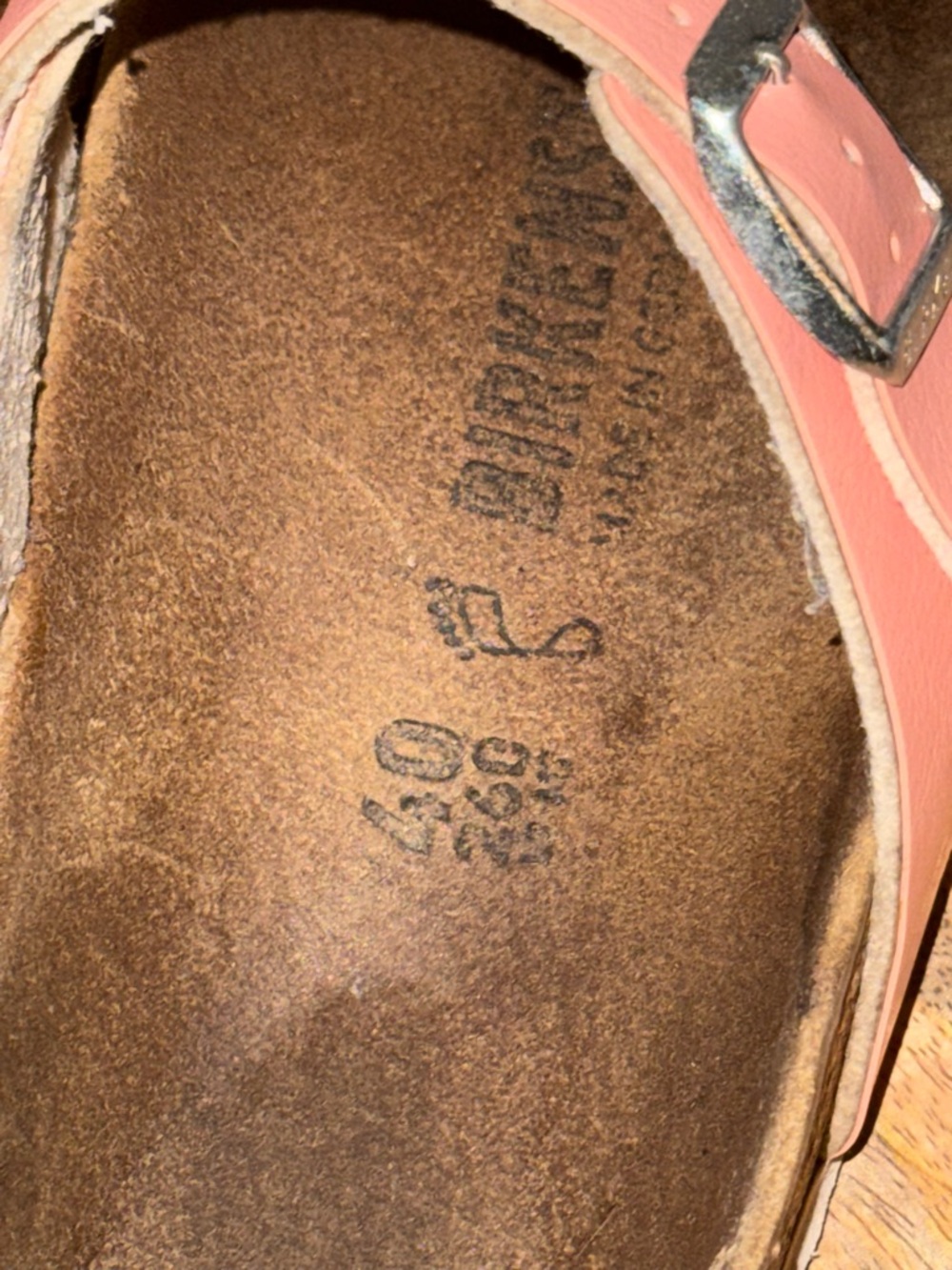 Birkenstock Salina Coral Peach Birko Flor | 40 260 L9 - Picture 6 of 12